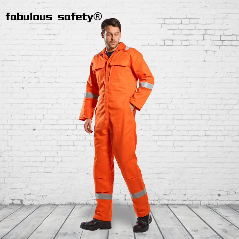 सुरक्षात्मक सुरक्षा Nomex लौ Retardant काम पहनने अग्निरोधक Coverall