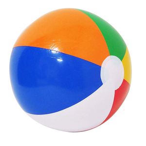 Ballons de plage gonflables écologiques en PVC personnalisés, imprimés en sérigraphie rayée, lavables - Jouets multi-usages pour le plaisir estival et les événements - Product Image 4