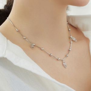 Collier Pendentif Dylam Design Spécial en Argent S925 avec Chaîne Perlée, Symbole Hamsa de Protection, Zircon Cubique 5A, Œil Bleu et Pendentif Gland - Product Image 4