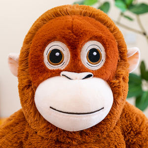 Venta Directa de Fábrica al por Mayor: Peluche de Gorila Marrón de Brazos Largos, Lindo Mono Sentado, Juguete de Peluche Suave y Genial, Muñeco de Gorila - Product Image 5