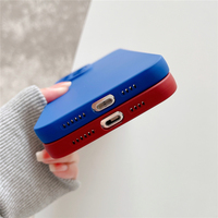 Étui en Silicone mince et coloré pour iPhone 14 13 12 Mini 11 Pro Max 8 Plus S XR XS SE 2022 housse de Protection en bonbon mat pour appareil photo