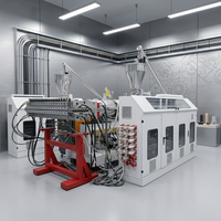 Machine d'extrusion pour panneaux publicitaires en mousse plastique PVC à trois couches, panneaux KT et meubles d'intérieur stratifiés