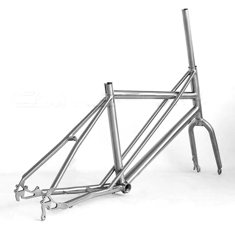 Alta Qualidade 406/451 Titanium Alloy Mini Velo Bike Frame 20 'Freio A Disco Bicicleta Peças