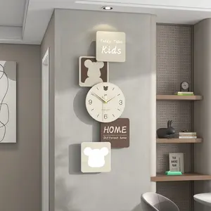 Thiết kế ban đầu sáng tạo hiện đại phong cách đồng hồ treo tường cho phòng khách
