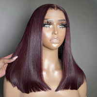 Neu eingetroffen: SDD braune 5x5 Closure Perücken mit kleinen Knoten, vorgezupft, 100% unbehandeltes vietnamesisches Echthaar, Lace Wig für schwarze Frauen
