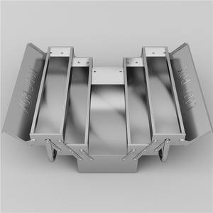 Kotak Peralatan Lipat 3 Tingkat dari Baja Anti Karat untuk Aplikasi Garasi/Bengkel - Product Image 5