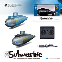 Mini sous-marin nucléaire Rc 6ch 777-586 étanche, jouets de bateau U Racer (27/49mHz)