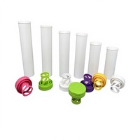 Stokta Hızlı Kargo Vitamin VC Efervesan Tabletler Ofset Baskılı Gıda Sınıfı PP Tüp Kutu Model EF173 Çap 29mm 10/15/20