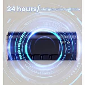 Best Seller intelligente UV spazzolino elettrico disinfettanti portatile ABS spazzolino da denti <span class=keywords><strong>sterilizzatore</strong></span> USB ricarica OEM per uso familiare all'ingrosso - Product Image 4