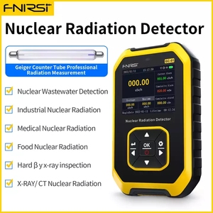 Detector Nuclear Geiger-Müller FNIRSI GC-01, Dosímetro Personal, Medidor de Radiactividad de Rayos X, Color Negro-Amarillo, Batería de 1200 mAh - Product Image 5