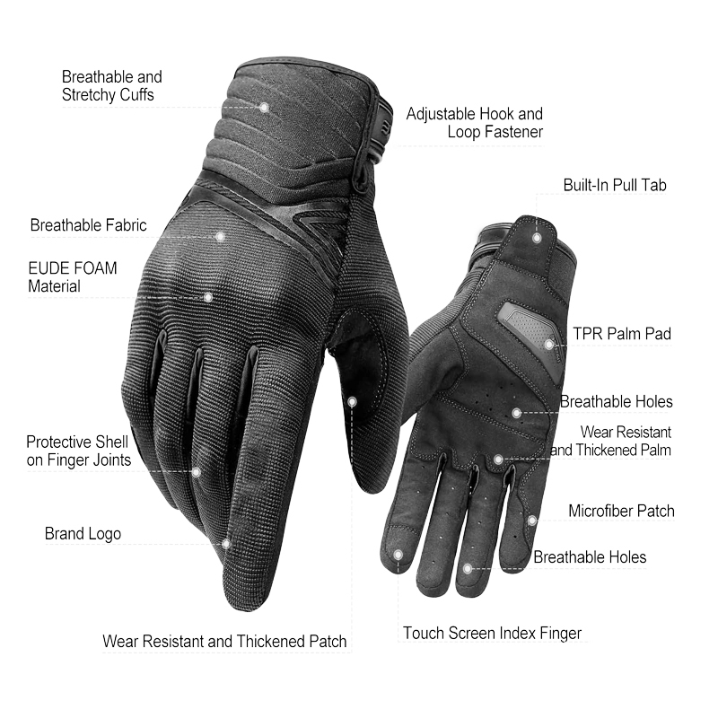 Customized Motorcycle Gloves for All weather