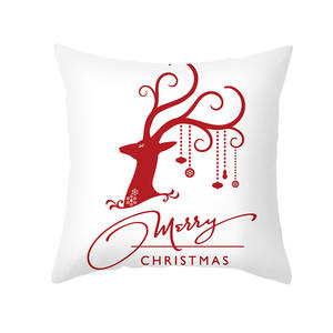 Noël taie d'oreiller père noël housse de coussin décorations ferme maison canapé <span class=keywords><strong>voiture</strong></span> oreillers décoratifs taie d'oreiller 45x45cm - Product Image 1