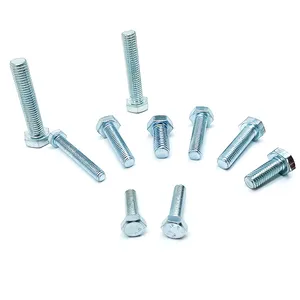 DIN933 SS304 A2-80 M6 M8 <span class=keywords><strong>M10</strong></span> M12 M16 M50 acciaio inossidabile 10.9 grado bullone esagonale zinco - Product Image 6