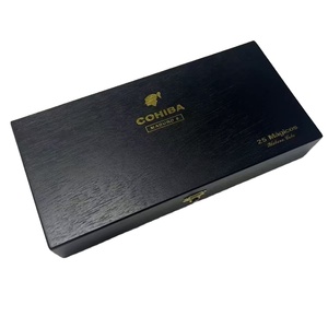 Humidor <span class=keywords><strong>en</strong></span> bois de pin de luxe LCDH universel pour 10 <span class=keywords><strong>cigares</strong></span> avec technologie LCDH, coffret cadeau élégant pour <span class=keywords><strong>cigares</strong></span> - Product Image 1
