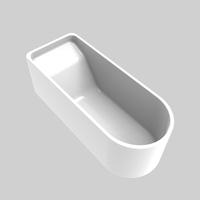 Bain à remous pour athlètes moderne rectangulaire en acrylique personnalisé avec logo, deux en un, chaud/froid, massage froid pour baignoire, design écologique