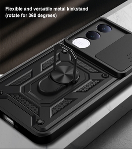 Funda Protectora Antigolpes para Vivo V70 <span class=keywords><strong>FE</strong></span> 5G, con Anillo y Soporte, de TPU y PC, para la Parte Trasera del Teléfono - Product Image 6