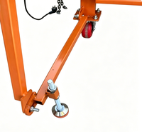 Plateforme de travail mobile pliable et portable, élévateur de chantier électrique télécommandé 3m, acier galvanisé robuste
