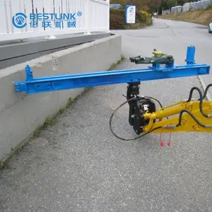 Pneumatic Drill Mast Mining Excavator Mounted Drilling Attachment For Rock Drill