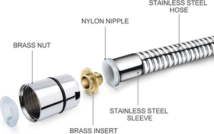 Manguera de Ducha de Alta Presión, Moderna, Flexible, de Plástico Resistente, Fácil de Instalar, para Calentador de Agua de Baño - Product Image 5