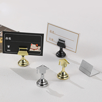 Clip de table en métal pour menu, clip publicitaire POP, porte-étiquette de prix pour produits de boulangerie, présentoir de cartes de table de bureau