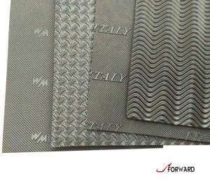 Feuille de caoutchouc néolite gaufrée pour semelle de chaussure 2,0-8,0 mm Zhejiang 80-94 Shore Abrasion DIN700-DIN150 FORWARD - Product Image 1