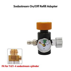 Adaptador de Recarga Rápida Sodastream con Manómetro de Presión de 3000 psi, Cilindro QD de 8 mm, Estación de Carga para Botellas, Función de Encendido/Apagado, OEM - Product Image 2