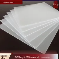 Vente directe d'usine, feuille diffuseur en acrylique PC givré antistatique pour éclairage LED, panneau de diffusion, abat-jour