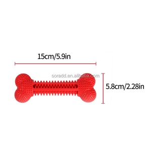 Juguetes Masticables para Perros con Diseño de Hueso de Perro, de Nailon, Goma, TPR, TPE, Patentados, Multicolores, para la Limpieza de los Dientes, SORADD SRD-546 - Product Image 2