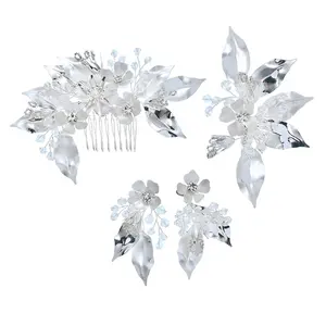 Große Kristall hochzeit Jeweled Haars pangen Phantasie dekorative Braut Haarnadeln Braut Haarschmuck