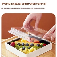 Sushi Salade Box Fruitverpakkingsdoos Fruitplateau Afhaaldoos Voedselveilige Ecologische Esthetische Snij- en Verpakkingsdoos