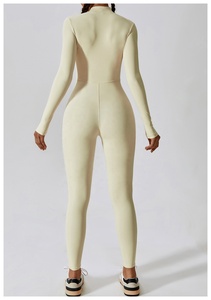 <span class=keywords><strong>Tuta</strong></span> Intera da Donna Sexy per Allenamento, <span class=keywords><strong>Leggings</strong></span> Lunghi, <span class=keywords><strong>Tuta</strong></span> da Palestra, Body Fitness, <span class=keywords><strong>Tuta</strong></span> da Yoga <span class=keywords><strong>con</strong></span> Cerniera - Product Image 6