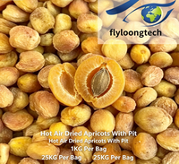 Pure natuurlijke, warmeluchtgedroogde hele abrikozen met pit, suikervrij, zonder toevoegingen, snackverpakking, gedroogde abrikozen voor detailhandel