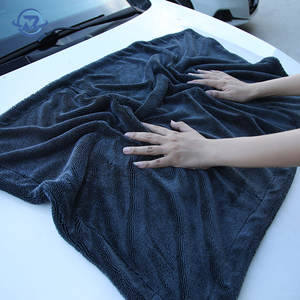 कस्टम लोगो 1400 जीएसएम त्वरित-सूखी सफाई कपड़ा प्रीमियम माइक्रो फाइबर कार वॉश सीट तौलिया देखभाल विवरण - Product Image 1