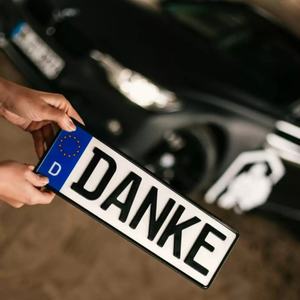 Op maat gemaakte acryl 3D driedimensionale plastic <span class=keywords><strong>letter</strong></span> auto decoratieve kentekenplaat - Product Image 2