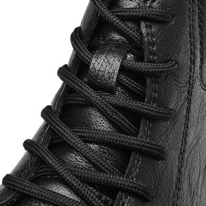 Zapatos de Hombre a la Moda, Primavera-Otoño, Casuales, de Negocios, Simples, Cómodos, con Cordones, para Caminar, Oxford de Caña Alta, Derby, Formales - Product Image 5