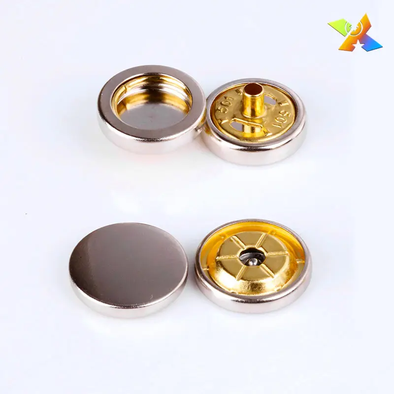 hot sale widely used good quality brass 4 part special metal combine snap press snap button