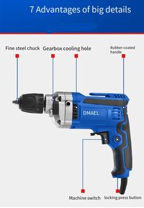 MRY Dụng Cụ Máy Khoan Mini 220V 3000r/PHÚT Dụng Cụ Điện Cầm Tay Máy Khoan Điện Máy Khoan Điện Cầm Tay - Product Image 3