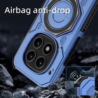 Étui de protection antichoc design 2025 pour Redmi 15 15C Note 15 Pro Plus, coque arrière magnétique avec anneau métallique