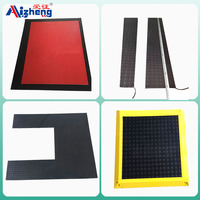 Tapis de sécurité en caoutchouc étanche, capteur de sol industriel sensible à la pression, indice IP67, 24V normalement ouvert/fermé, résistant à la corrosion et aux hautes températures