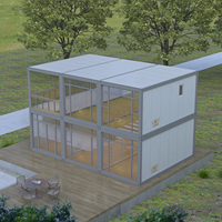 Conteneurs plats amovibles personnalisés, maisons préfabriquées modulaires robustes pour la vente de commerces et restaurants aux Philippines
