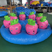 Accessoires pour événements sportifs amusants - Ensemble de tirage de carottes gonflables en PVC - Activité de team building en extérieur - Vente directe usine JUNAO A-4