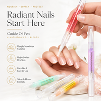 Stylo de soin des ongles N+ - Huile pour cuticules à la vitamine E, parfum fruité, formule longue durée, 5 ml, brosse, soin des ongles, réparation, élimination des peaux mortes