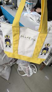 Sac en toile blanc personnalisable avec logo, à porter à l'épaule, pour peinture graffiti et flocage DIY, vente en gros du fabricant - Product Image 4