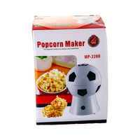 Máquina para hacer palomitas de maíz para niños, máquina para hacer palomitas de maíz, uso doméstico al por mayor, estilo de fútbol eléctrico automático personalizado