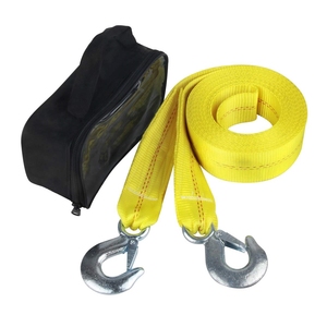Corde de remorquage de <span class=keywords><strong>voiture</strong></span> tout-terrain à double épaisseur Sangle de sauvetage résistante à la traction Polyester 38MM Kit d'outils d'urgence pour la récupération de <span class=keywords><strong>voiture</strong></span> - Product Image 6