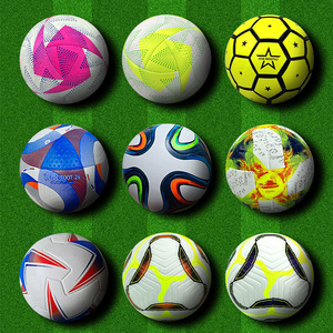 Balón de Fútbol Profesional Personalizado para Partidos y Entrenamientos, Tamaños 1, 2, 3, 4 y 5, Balón de Fútbol de Cuero PU Termosellado Personalizado - Product Image 2