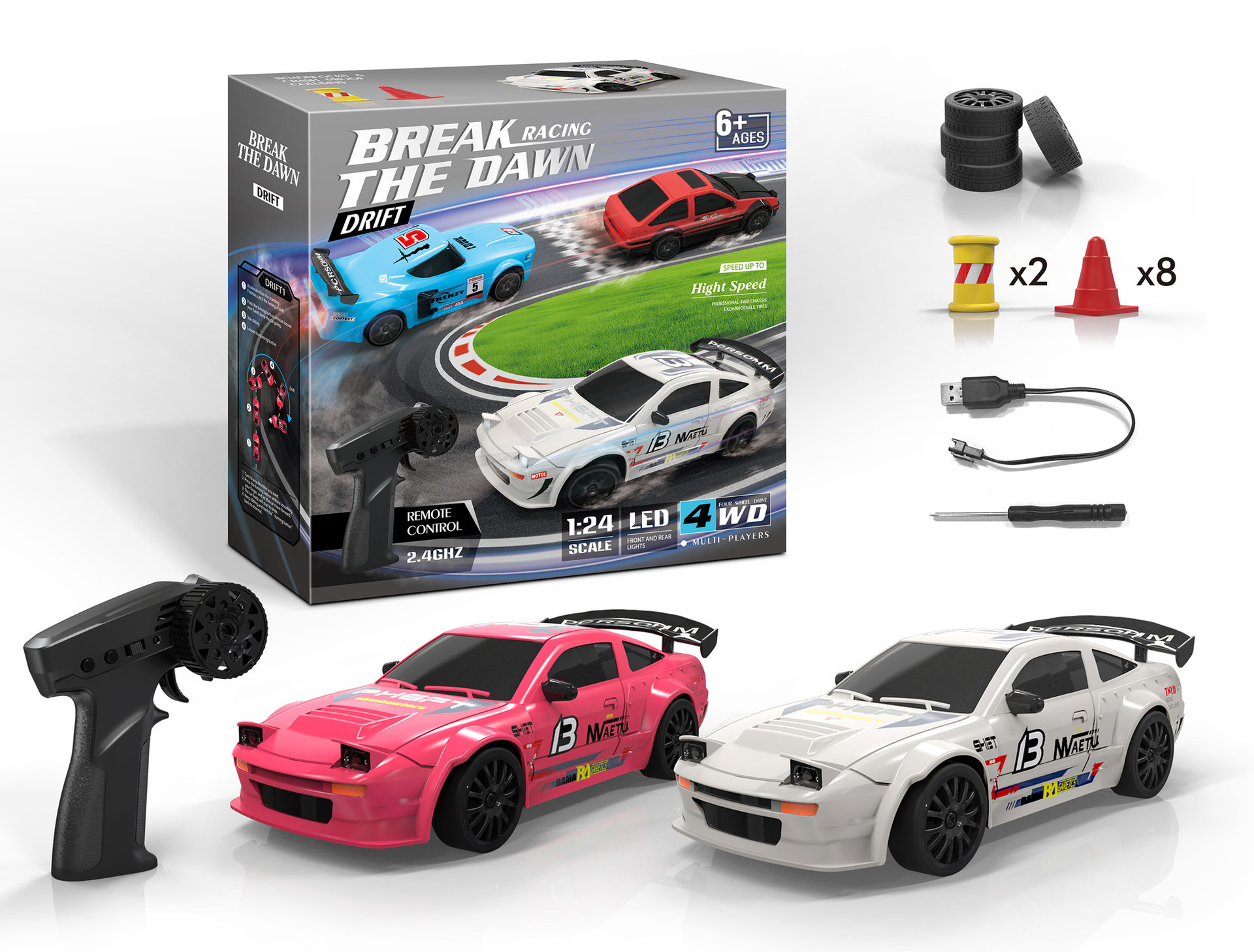 カズ　DRIFT Mini HOSHI S811 S812 S813 Mini RC Cars - Fun & Colorful Racing