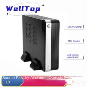 Boîtier de mini-ordinateur en aluminium du fabricant de Dongguan, commutateur vertical/horizontal, serveur, armoire métallique USB, borne de recharge - Product Image 3