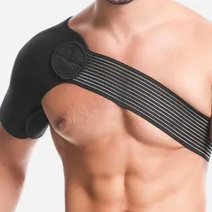 Compression shoulder support brace with rotator cuff support, neoprene shoulder sleeve immobilizer for dislocated AC Joint