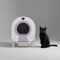 Litière intelligente pour chats avec double capteur de sécurité et élimination des odeurs, vente en gros d'usine